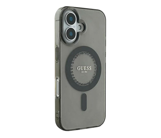 Guess IML Rhinestones do iPhone 16 czarny - 1279110 - zdjęcie 3